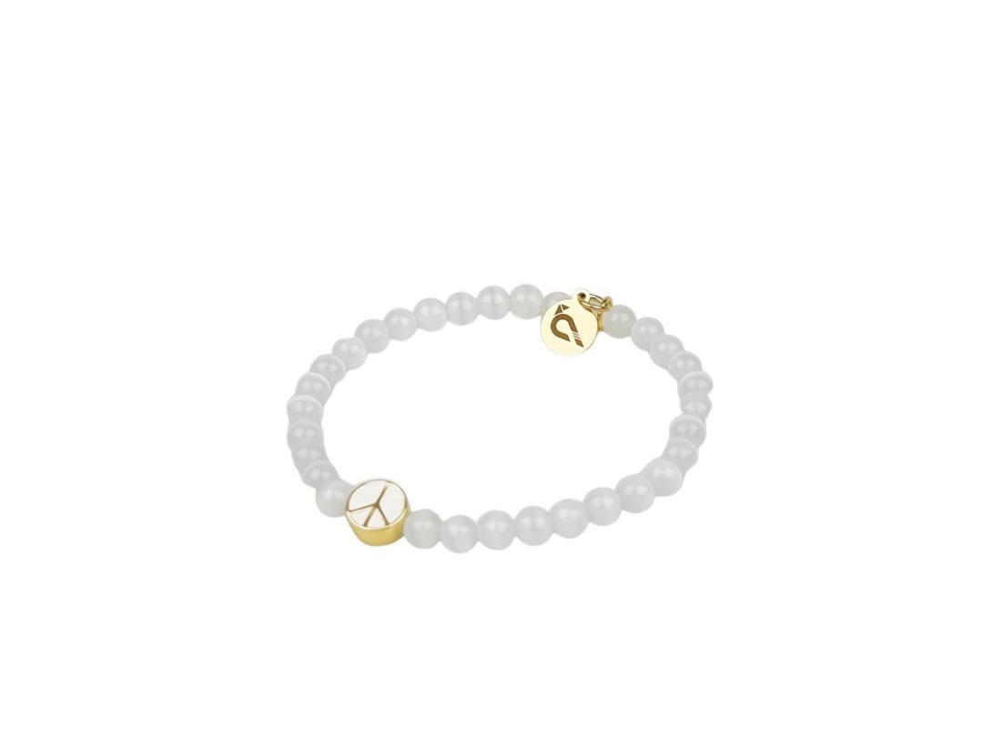 Crowcinz Crowcinz ​PEACE​ BRACELET (Cateyes)