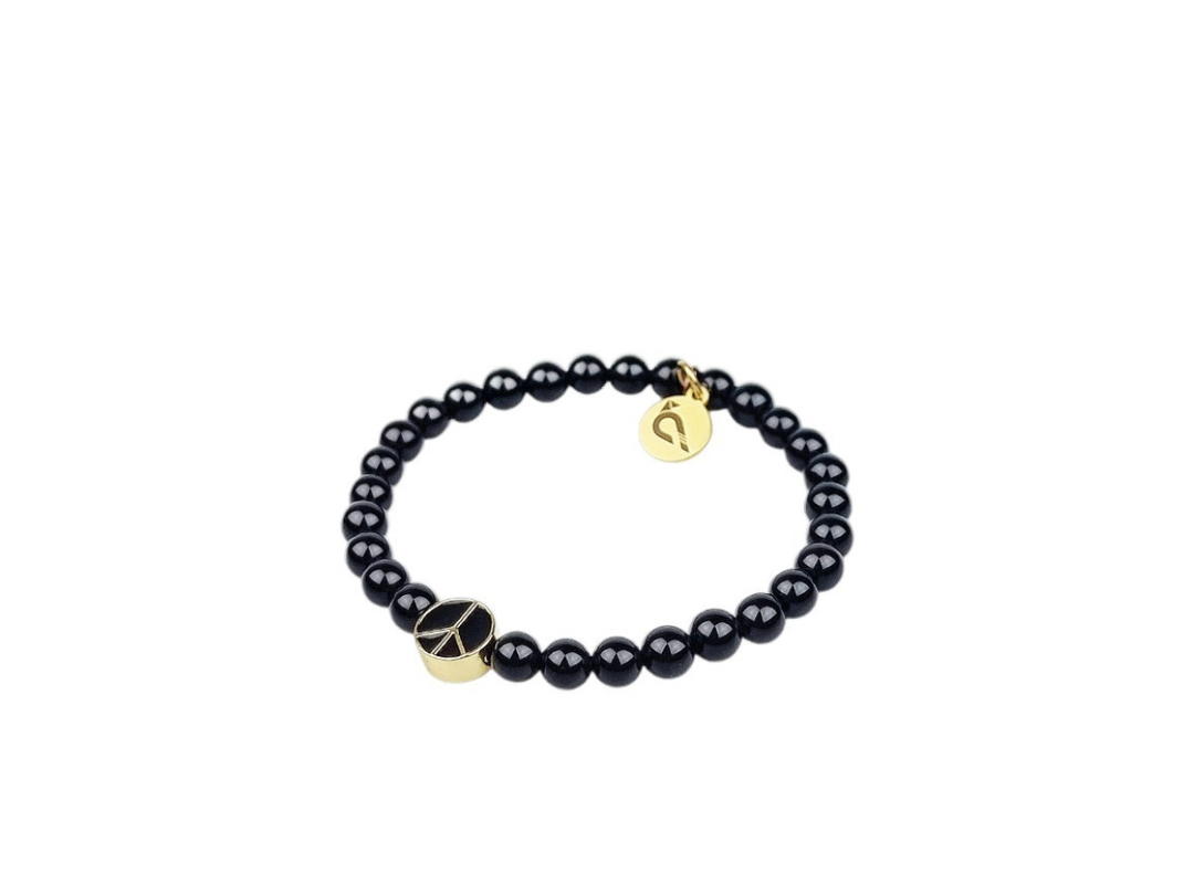 Crowcinz Crowcinz ​PEACE​ BRACELET (Onyx)