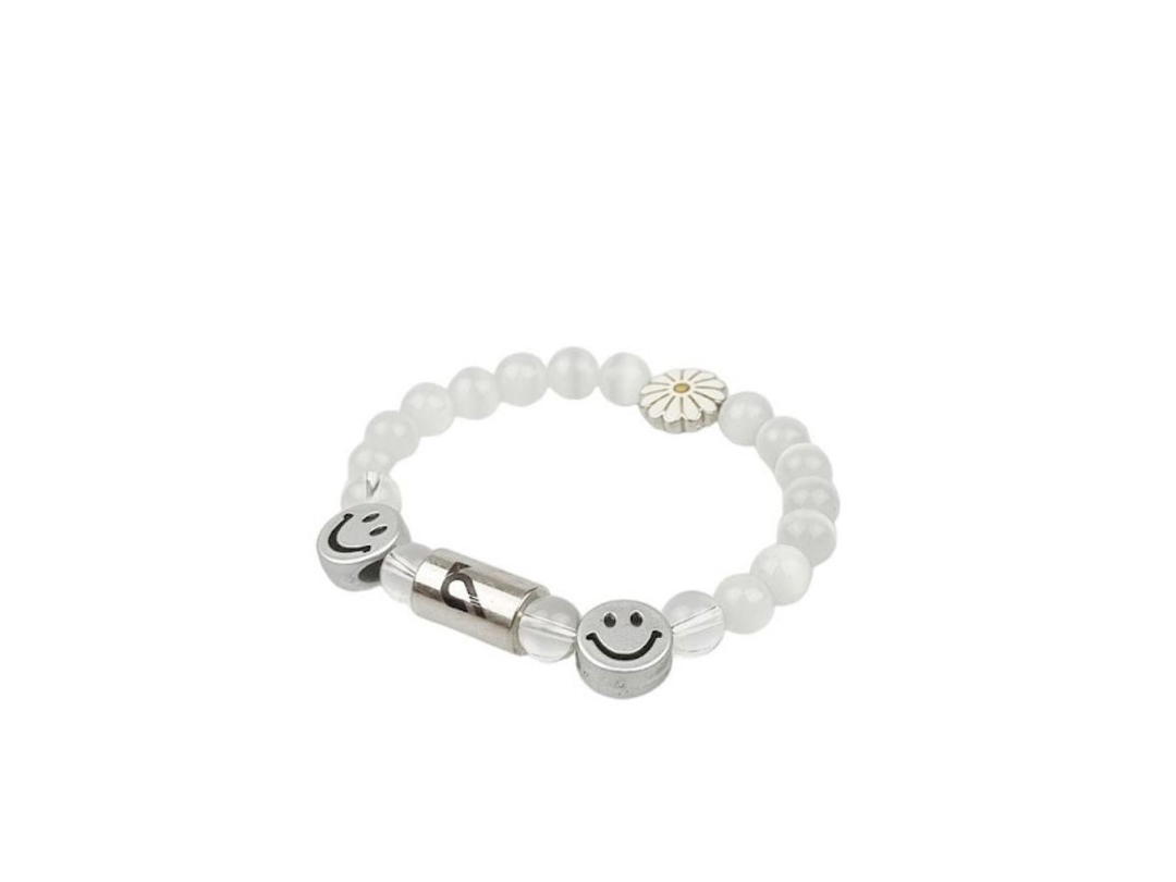 Crowcinz Crowcinz Daisy Smiley Bracelet (Cateyes/White)