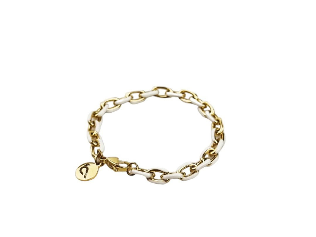 Crowcinz Crowcinz Enamel Bracelet (White)