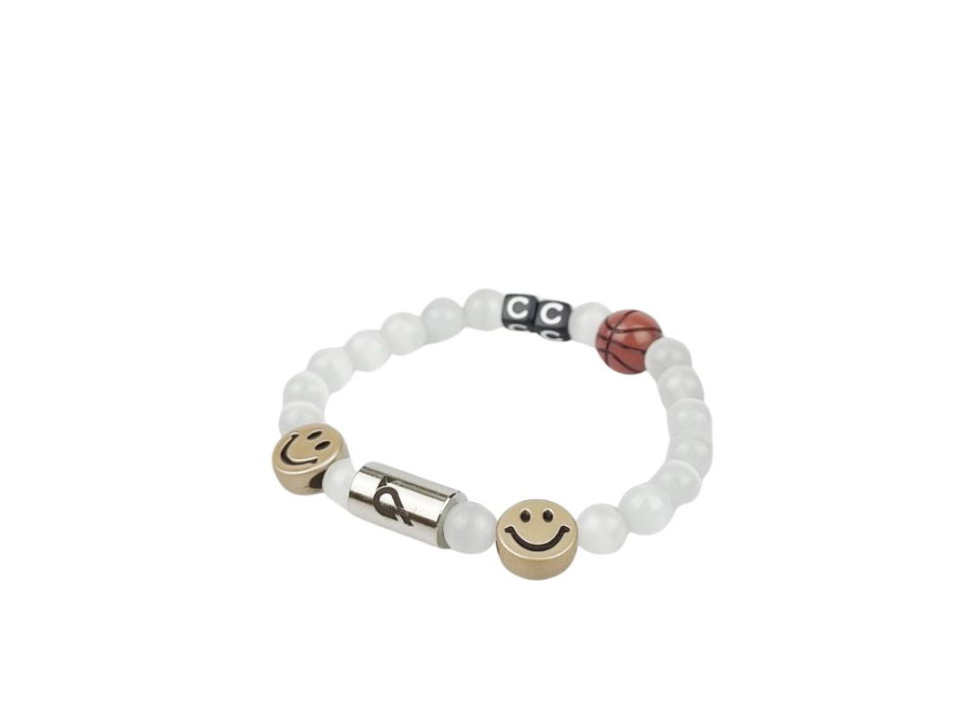 Crowcinz Crowcinz Smiley Bracelet (Cateyes /V.2 Gold/Basketball)