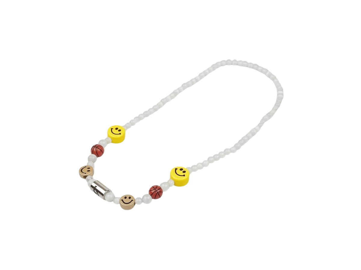Crowcinz Crowcinz Smiley Necklace (Cateyes/ V.2 Gold/ Basketball)