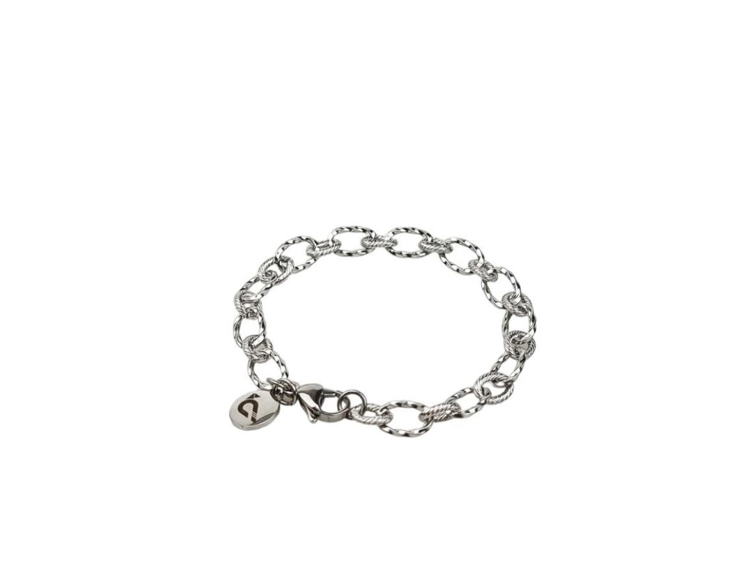 Crowcinz Crowcinz Vintage Style Bracelet Signature logo (Silver)