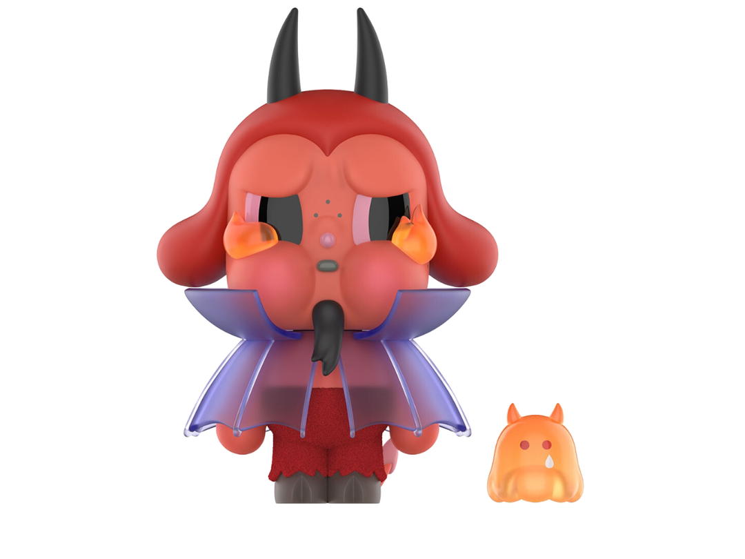 Pop Mart (เช็คการ์ด) Pop Mart Crybaby Burn Baby Burn (Monster's Tears Series)