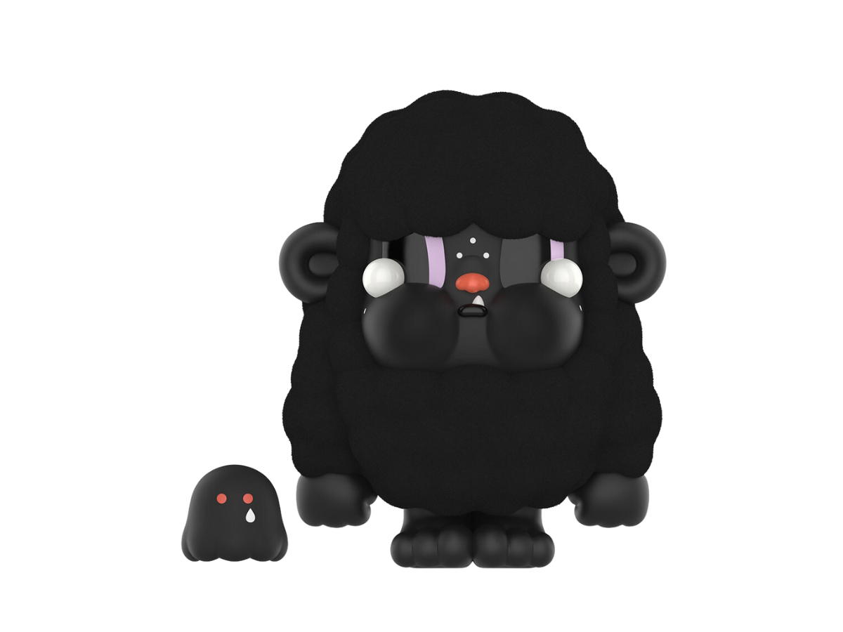 Pop Mart (เช็คการ์ด) Pop Mart Crybaby Lil'Black Kong (Monster's Tears Series) Secret