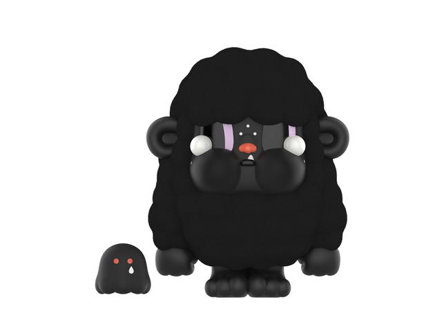 Pop Mart (เช็คการ์ด) Pop Mart Crybaby Lil'Black Kong (Monster's Tears Series) Secret - view 1