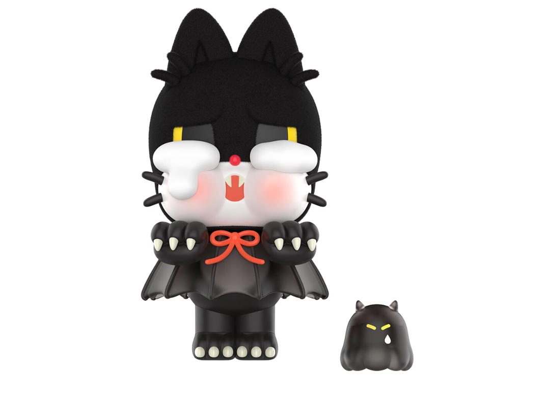 Pop Mart (เช็คการ์ด) Pop Mart Crybaby Spooky Kitty (Monster's Tears Series)