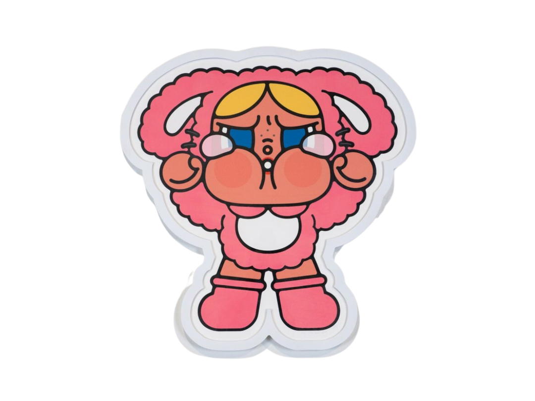 Molly Factory Crybaby The Angry Bunny Screen Print
