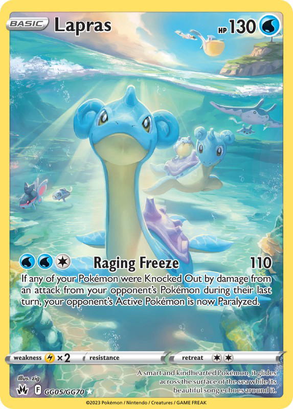 Pokemon Pokemon Lapras TG [CRZ GG05/GG70] Sword & Shield "Crown Zenith Galarian Gallery" (EN)