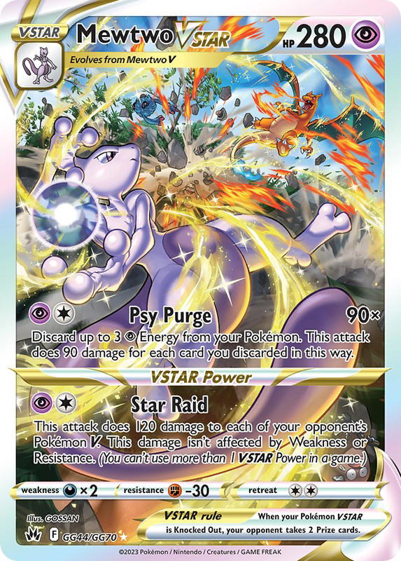 Pokemon Pokemon Mewtwo VSTAR [CRZ GG44/GG70] Sword & Shield "Crown Zenith Galarian Gallery" (EN)