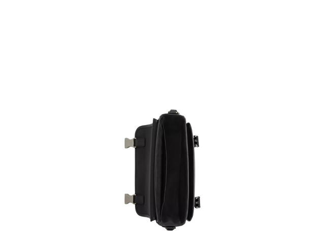 Coach Coach Racer Messenger In Signature Canvas With Silver Hardware Charcoal Black Gunmetal - view 3