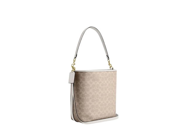 Coach Coach City Large Bucket Bag In Signature Canvas Sand Chalk - view 2