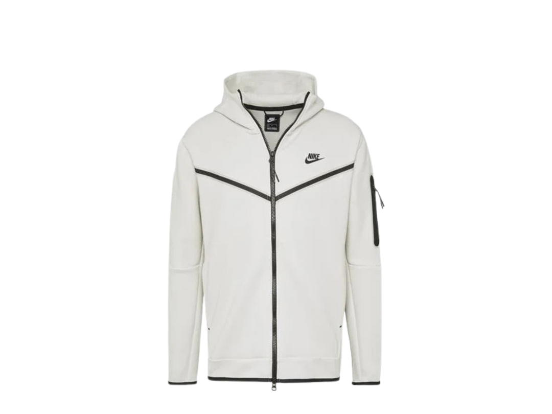Nike Nike Sportswear Tech Fleece Full-Zip Hoodie Light Bone Black