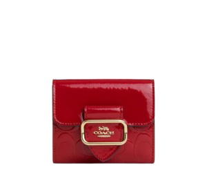 Buy Coach Small Morgan Wallet In Signature Leather Red at Sasom – Authentic and Ready to Ship