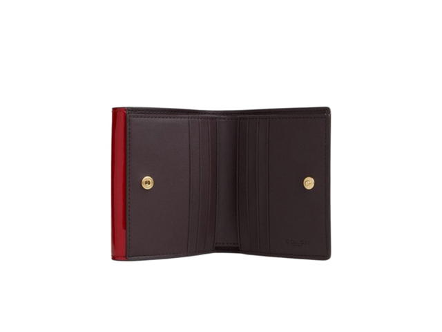 Coach Coach Small Morgan Wallet In Signature Leather Red - view 2
