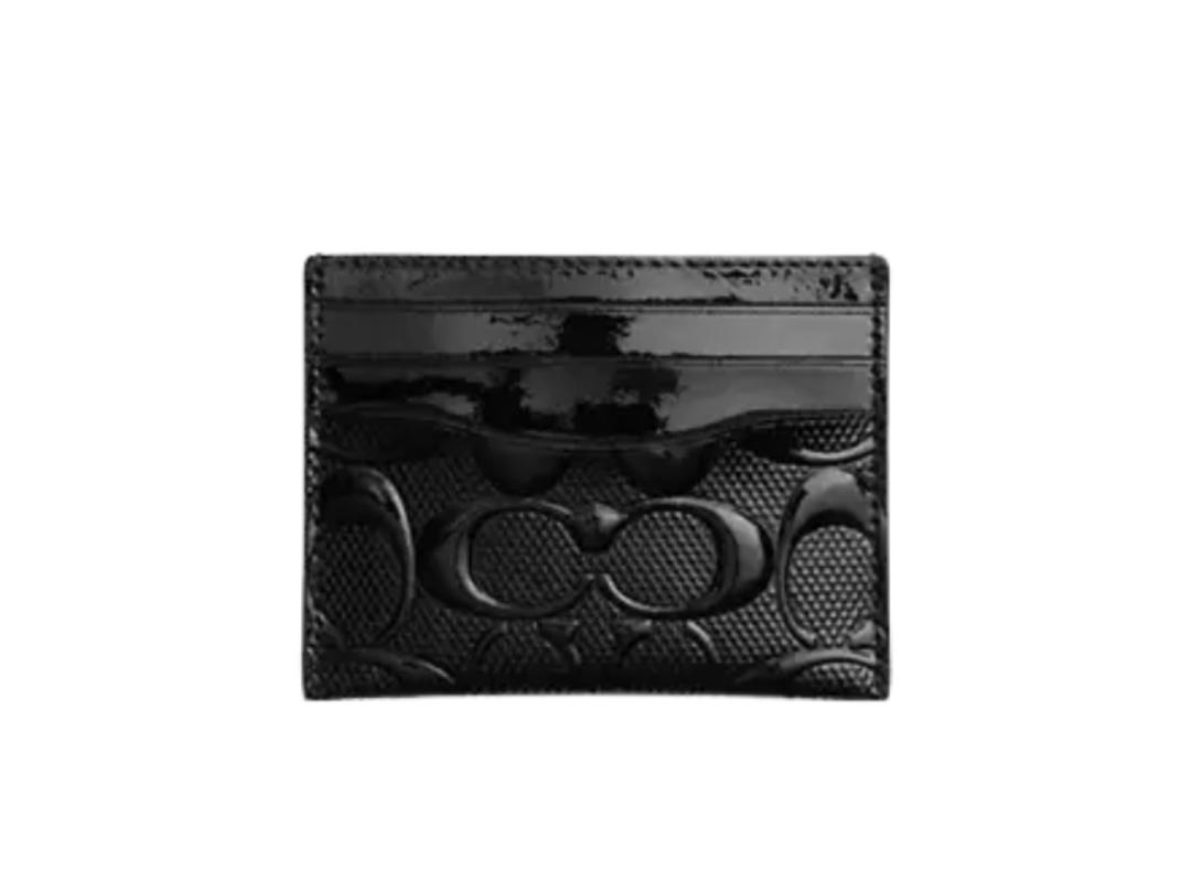 Coach Coach Slim Id Card Case Black