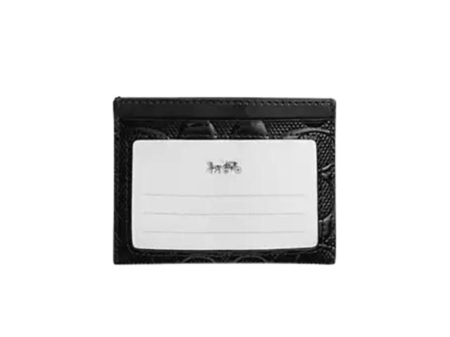 Coach Coach Slim Id Card Case Black - view 2