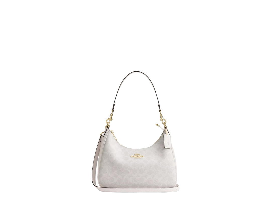 Coach Coach Teri Crossbody Bag In Signature Canvas Im White Chalk