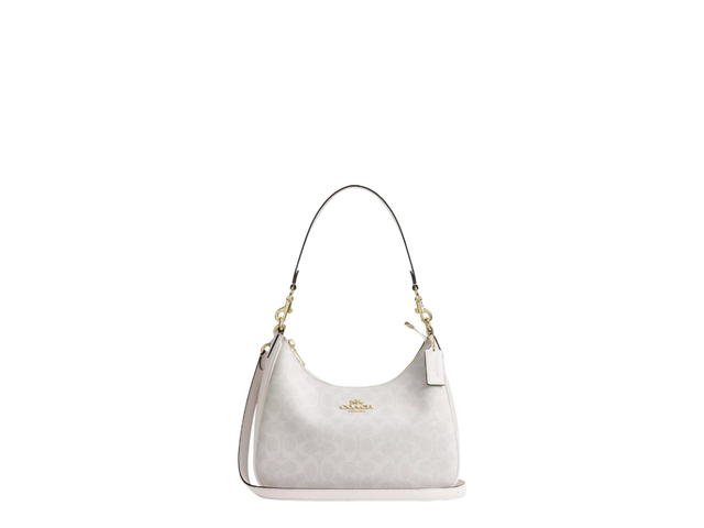 Coach Coach Teri Crossbody Bag In Signature Canvas Im White Chalk - view 1