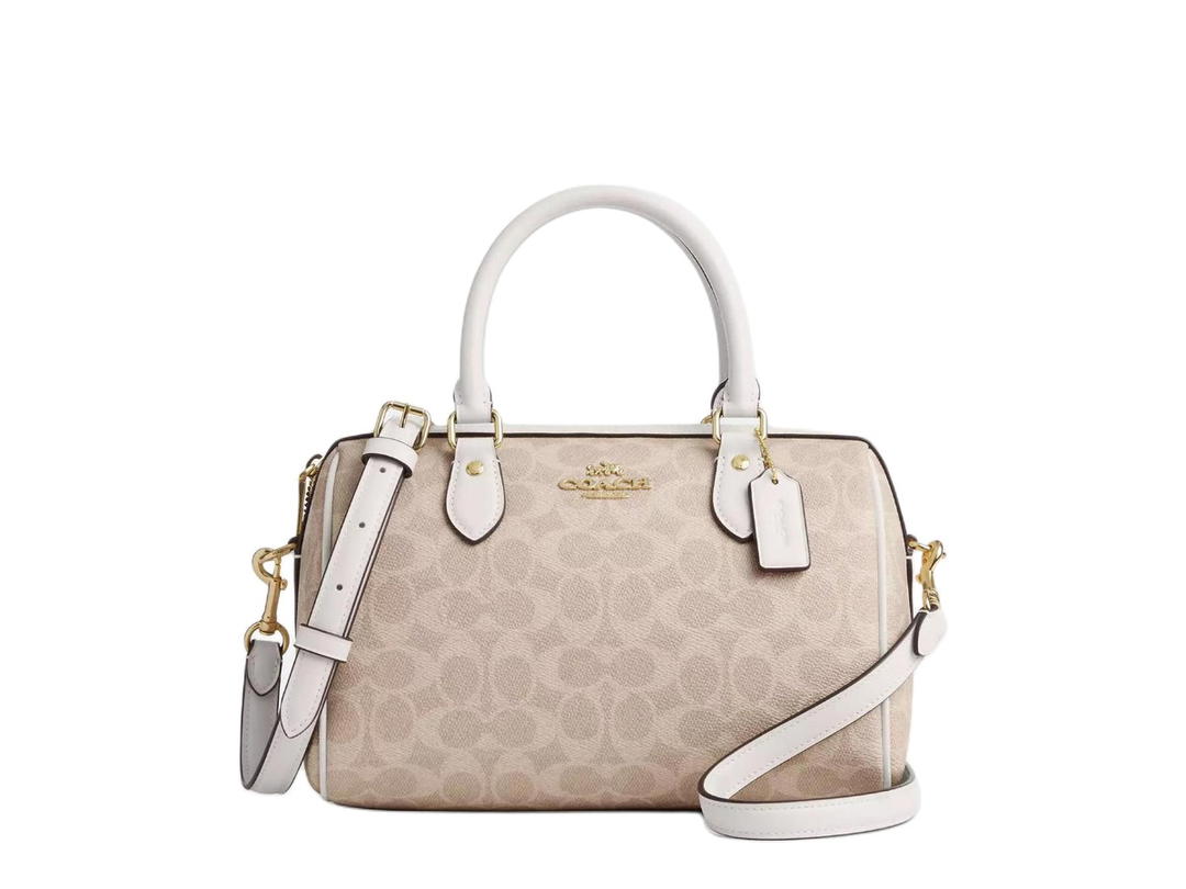 Coach Coach Rowan Satchel Bag In Signature Canvas