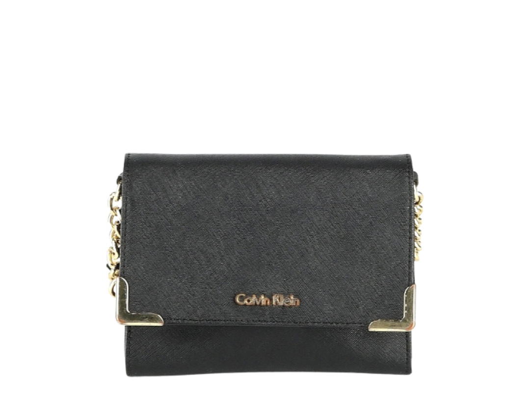 Calvin Klein Calvin Klein GenuineLeather Flap Black