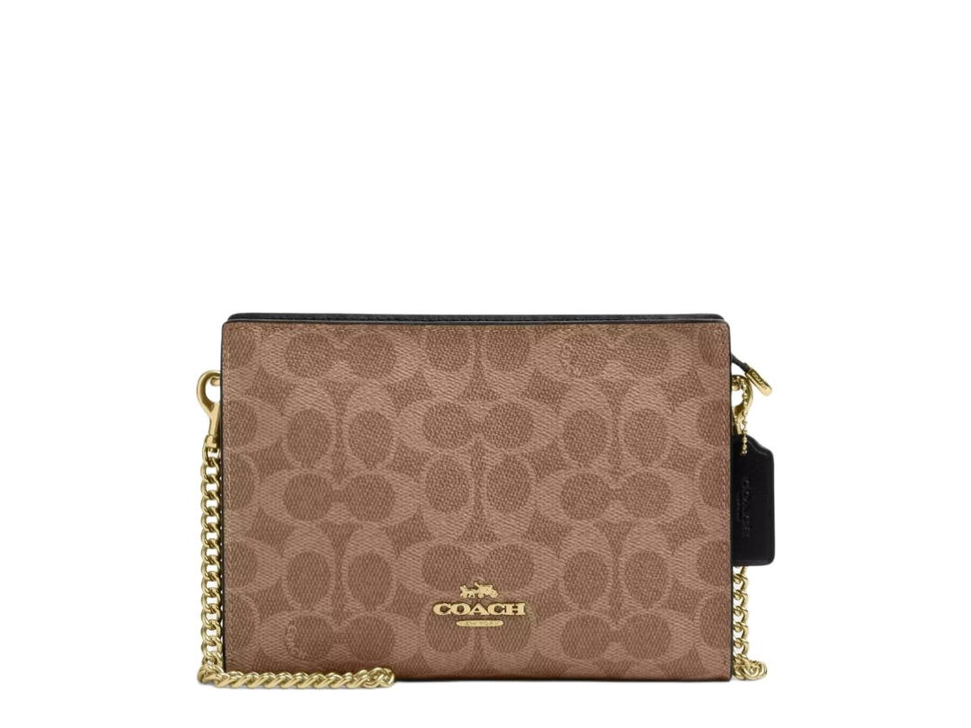 Coach Coach Slim Crossbody Bag In Signature Canvas