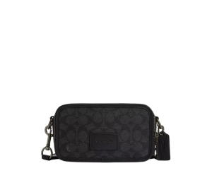 Coach Wyatt Crossbody Bag In Signature Canvas Black