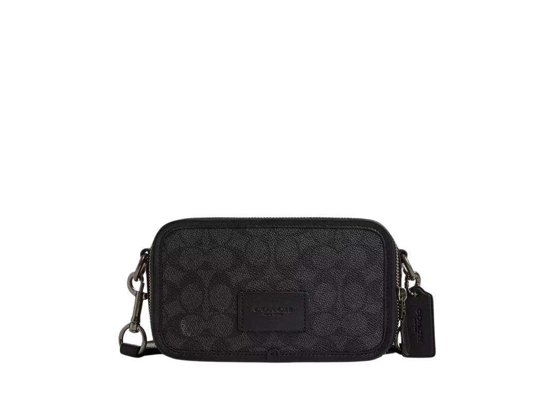 Coach Coach Wyatt Crossbody Bag In Signature Canvas Black