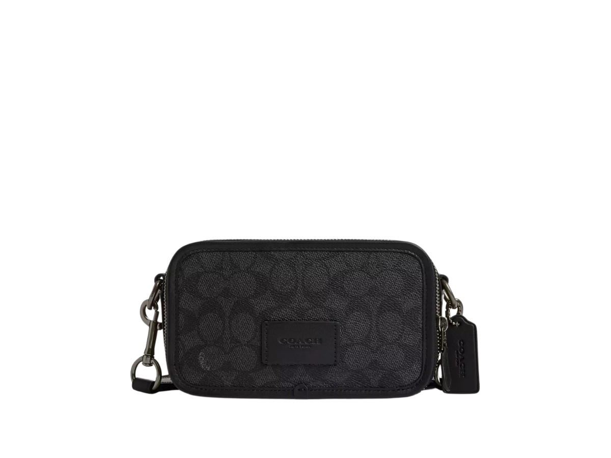 Coach Coach Wyatt Crossbody Bag In Signature Canvas Black