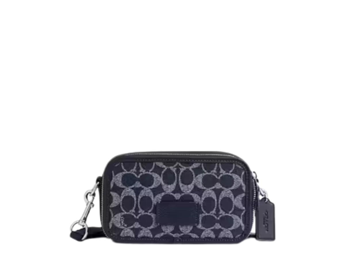 Coach Coach Wyatt Crossbody Bag In Signature Canvas Denim Chalk
