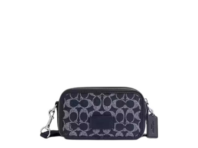 Coach Coach Wyatt Crossbody Bag In Signature Canvas Denim Chalk - view 1