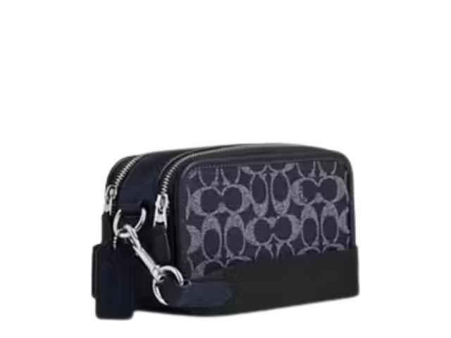 Coach Coach Wyatt Crossbody Bag In Signature Canvas Denim Chalk - view 2