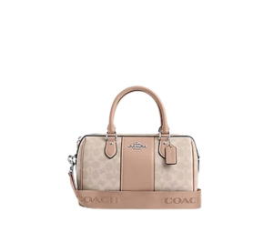 Buy Coach Rowan Satchel Bag In Signature Canvas Sand at Sasom – Authentic and Ready to Ship