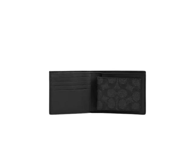 Coach Coach 3 In 1 Wallet Charcoal Black - view 2