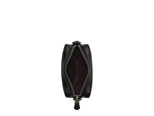 Coach Coach Sullivan Crossbody In Signature Canvas With Silver Tonne Hardware Black - view 3