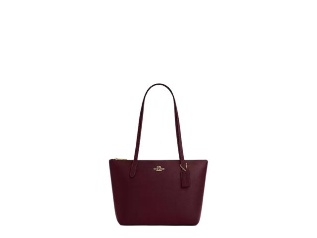 Coach Coach Fiona Zip Tote Bag Dark Wine - view 1