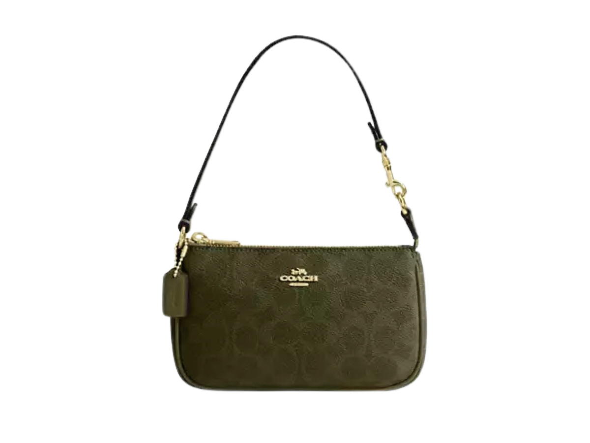 Coach Coach Nolita 19 In Signature Canvas Olive