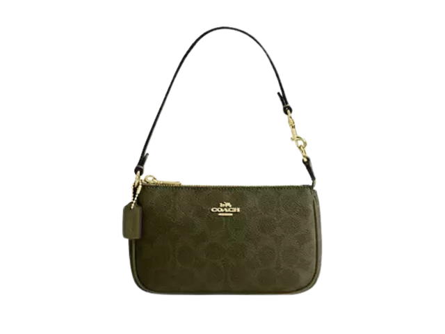 Coach Coach Nolita 19 In Signature Canvas Olive - view 1