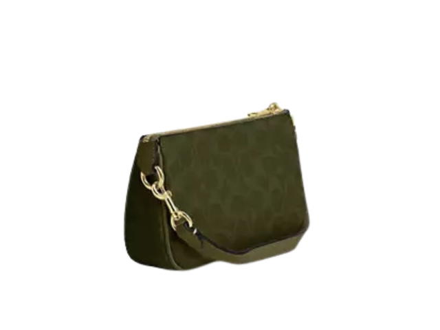Coach Coach Nolita 19 In Signature Canvas Olive - view 3