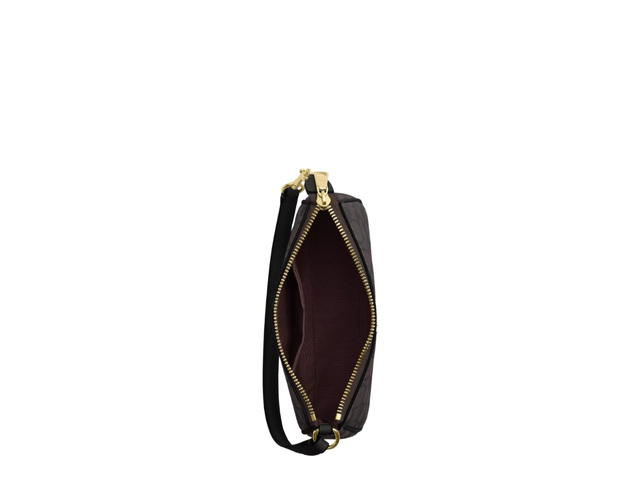 Coach Coach Nolita 19 In Signature Canvas With Gold Hardware Black Black Walnut Brown - view 3