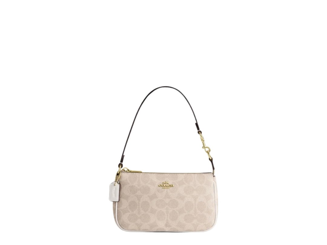 Coach Coach Nolita 19 Signature Canvas Chalk