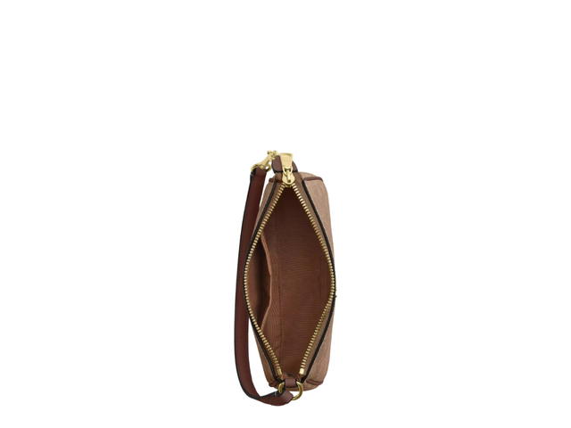 Coach Coach Nolita 19 In Signature Canvas With Gold Hardware Brown Brown Tan - view 2