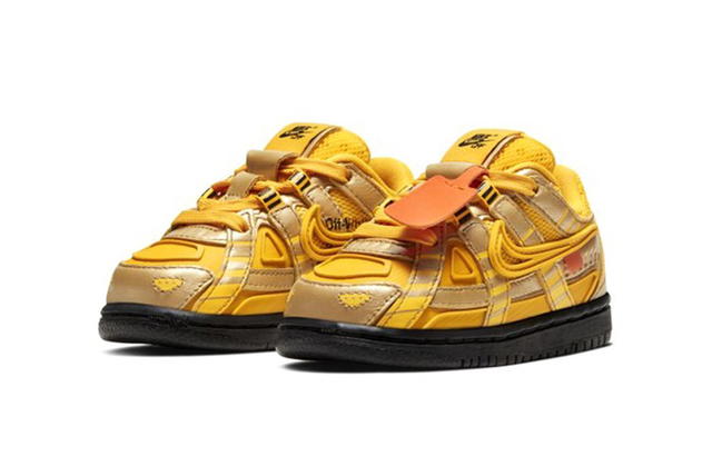 OFF-WHITE OFF-WHITE Air Rubber Dunk - University Gold - view 3