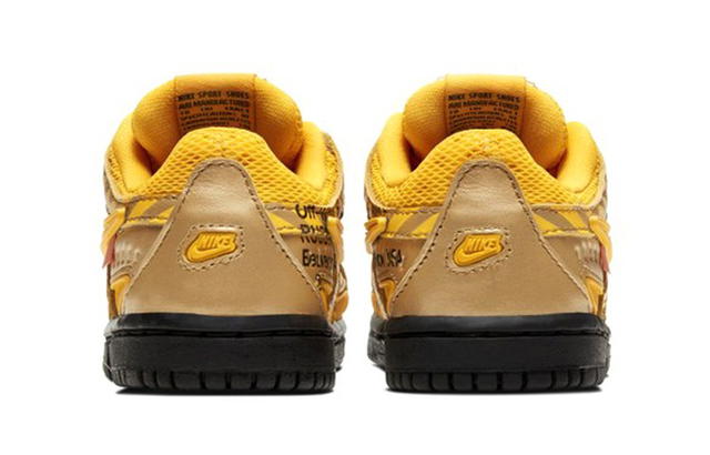 OFF-WHITE OFF-WHITE Air Rubber Dunk - University Gold - view 5