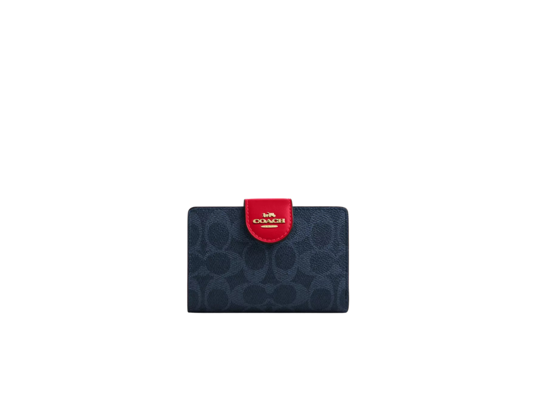 Coach Coach Corner Zip Wallet Black