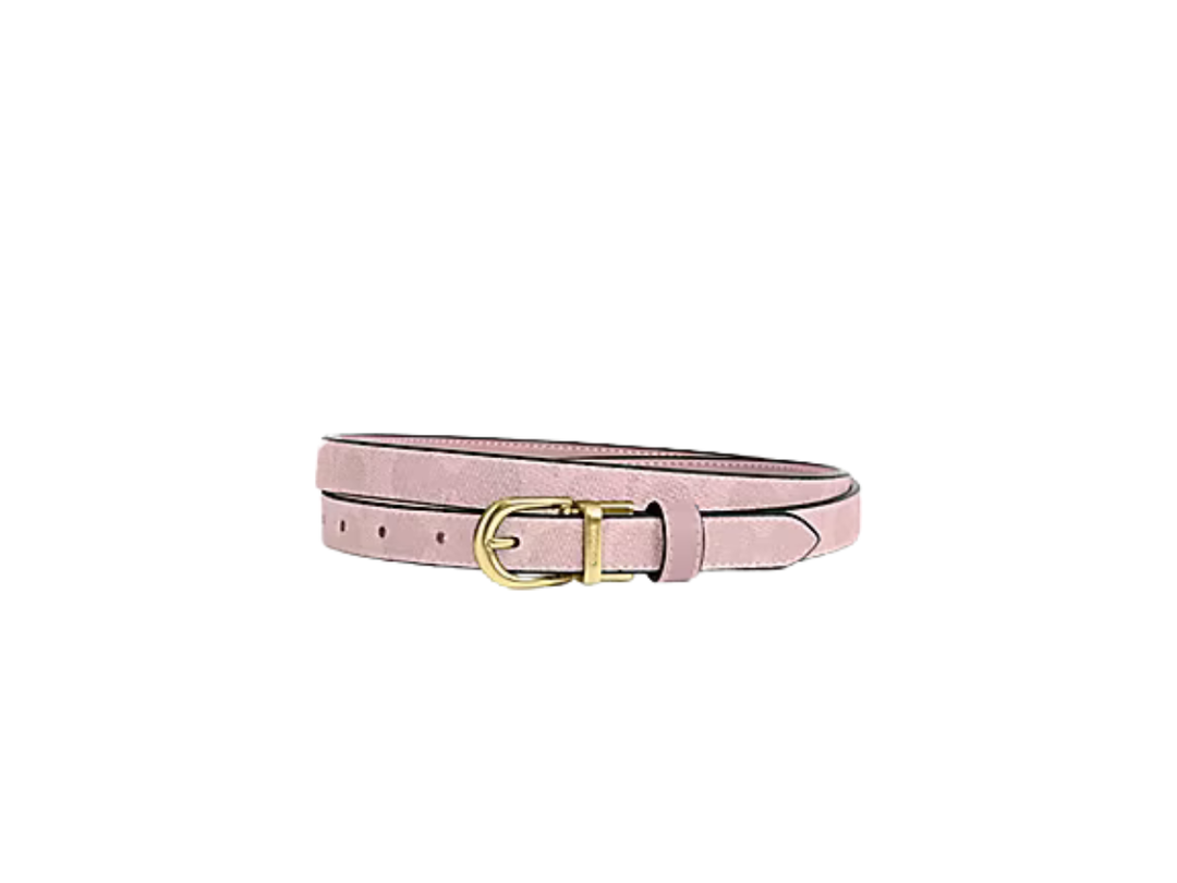 Coach Coach Classic Buckle Cut-to-size Reversible Belt 18 MM Powder Pink
