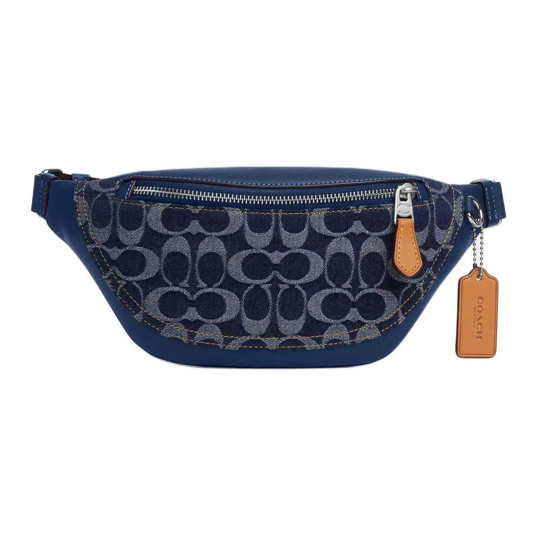 Coach Coach Warren Cotton Crossbody Bags Fanny Pack Mini Men's Blue