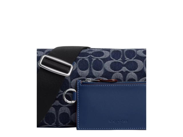 Coach Coach Axel Crossbody Bag In Signature Denim - view 4