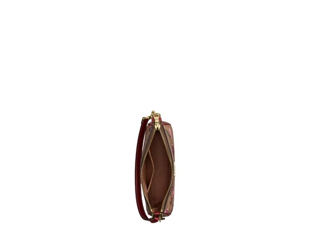 Coach Coach Nolita 19 In Signature Canvas With Cherry Print Tan - view 2