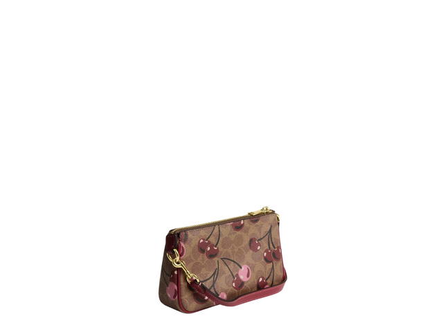Coach Coach Nolita 19 In Signature Canvas With Cherry Print Tan - view 3